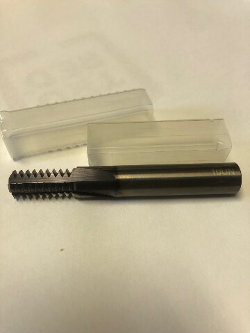 3/4-10 4 Flute Multi-Form Straight Flute TiAlN Coated Carbide Thread Mill