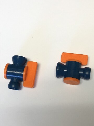 LOC-LINE 1/4" INLINE VALVE PACK OF 2