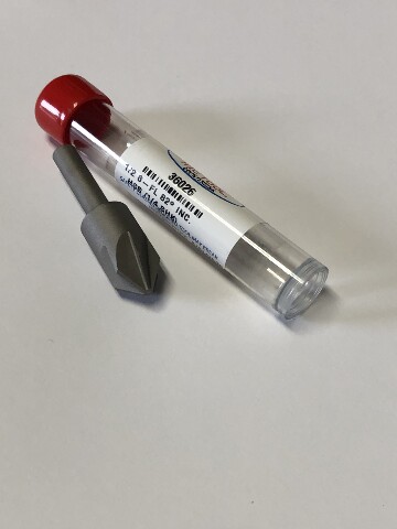 1/2" 82 Degree 6 Flute High Speed Steel Countersink Made in USA