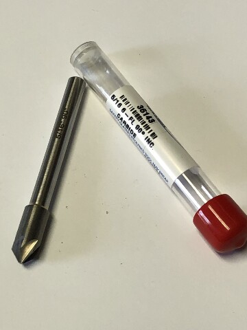 .3125" 5/16" 90 Degree 6 Flute Carbide Countersink