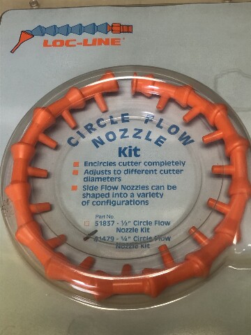 LOC-LINE 1/4" CIRCLE FLOW COOLANT HOSE NOZZLE KIT