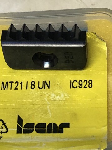 MT21 I 8 UN IC928 THREAD MILLING INSERT
