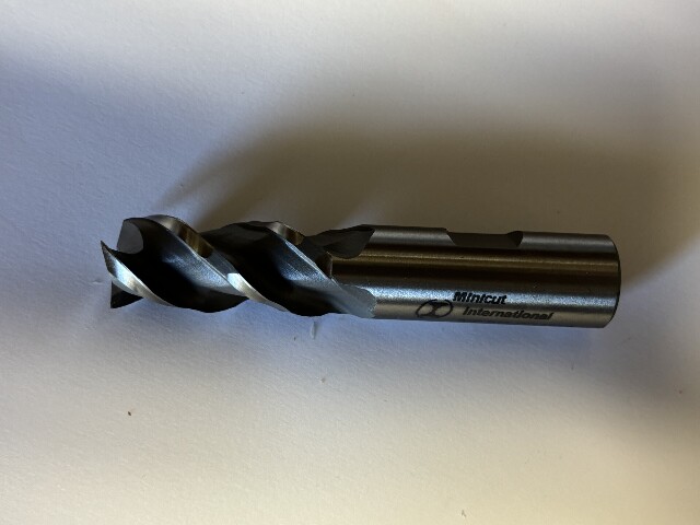 .750" 3/4" 3 FLUTE COBALT ROUGHING END MILL FOR ALUMINUM