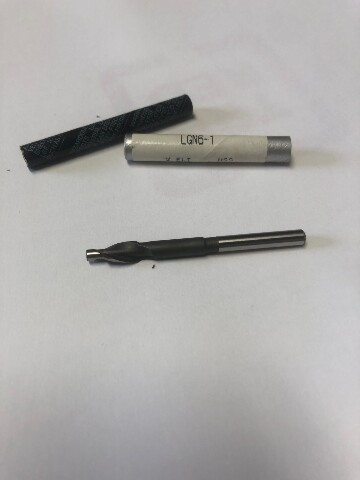 LGN6-1 2 Flute High Speed Steel Tu-Lip Counterbore for #6 Cap Screw