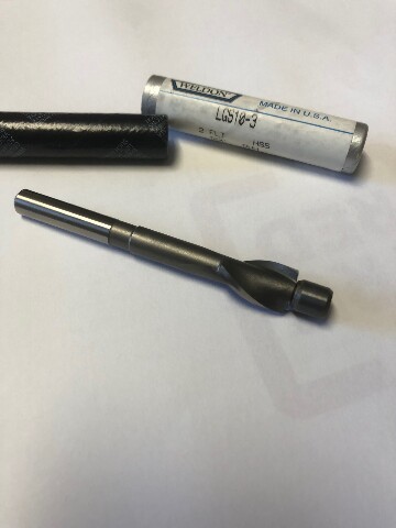 LGS10-3 2 Flute High Speed Steel Tu-Lip Counterbore for 5/16" Cap Screw