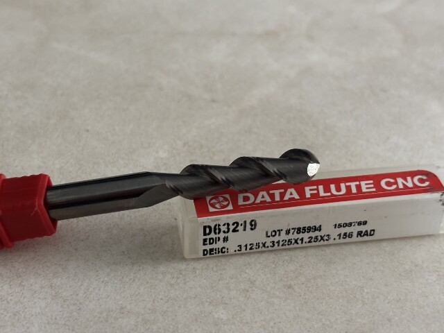 .3125" 5/16" 2 FLUTE SE LONG LENGTH CARBIDE END MILL 5/16" x 1-1/4" x 3"