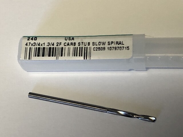 .0785" #47 CARBIDE SCREW MACHINE LENGTH DRILL 135 DEGREE SPLIT POINT