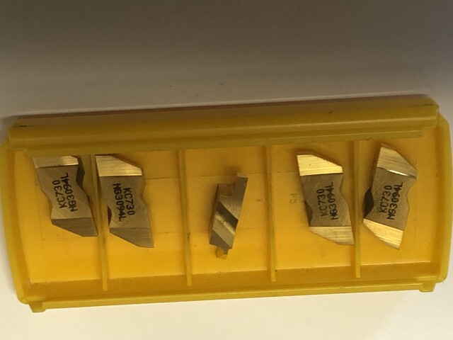 NG 3094L KC730 .094" TOP NOTCH STYLE GROOVING INSERTS PACK OF 5