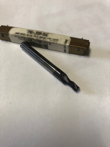 M6 X .5 3 Flute Multi-Form Helical Flute AlTiN+ Coated Carbide Thread Mill