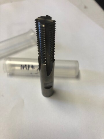 M16 X 1.5 4 Flute Multi-Form Straight Flute Carbide Thread Mill