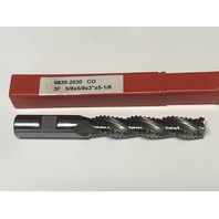 .625" 5/8" 3 FLUTE LONG LENGTH COBALT ROUGHING END MILL FOR ALUMINUM