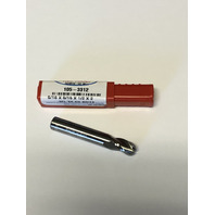 .3125" 5/16" 3 Flute Single End Stub Length Carbide Ball End Mill