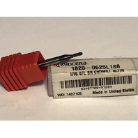 .0625" 1/16" 4 Flute Single End AlTiN Coated Carbide Ball End Mill