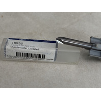 1/4" 3 Flute 70 Degree Include Angle Carbide Chamfer Mill