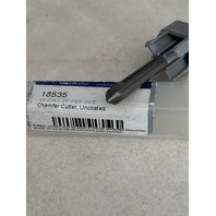 1/4" 3 Flute 70 Degree Include Angle Carbide Chamfer Mill