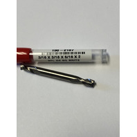 .1875" 3/16" 2 Flute Double End Stub Length Carbide End Mill