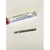 .1250" 1/8" 4 Flute Double End Stub Length Carbide End Mill