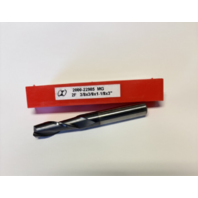 .3750" 3/8" 2 FLUTE SINGLE END TiAlN COATED LONG LENGTH CARBIDE END MILL