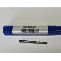 .125" 1/8" 2 FLUTE SINGLE END CARBIDE END MILL .015" Corner Radius