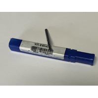 .125" 1/8" 2 FLUTE SINGLE END CARBIDE END MILL .015" Corner Radius