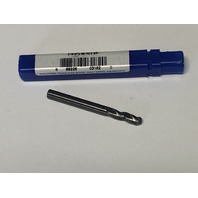 .1875" 3/16" 3 FLUTE SINGLE END REGULAR LENGTH CARBIDE BALL END MILL