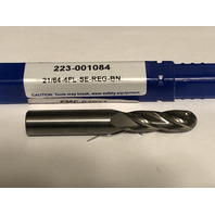 .3281" 21/64" 4 Flute Single End Carbide Ball End Mill 21/64" x 3/8" x 2-1/2" x 7/8"