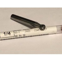 SD-1 CARBIDE BURR 1/4"  BALL END