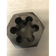 M24 X 1.50 LEFT HAND CARBON STEEL HEXAGONAL RE-THREADING DIE
