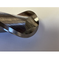 1" 2 FLUTE SINGLE END HIGH SPEED STEEL BALL END MILL 3/4" SHANK