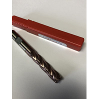 1/2" 4 Flute Long Length Fine Pitch TiCN Coated Roughing End Mill