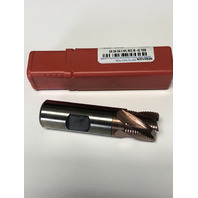 .750" 3/4" 4 Flute Cobalt Fine Pitch Stub Length TiCN Coated Roughing End Mill