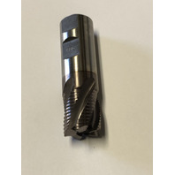 .750" 3/4" 5 Flute Cobalt Fine Pitch Stub Length TiCN Coated Roughing End Mill