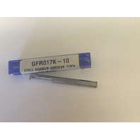 3/16" SOLID CARBIDE FULL RADIUS GROOVING TOOL .017" WIDE