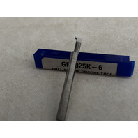 3/16" SOLID CARBIDE GROOVING TOOL .025" WIDE FULL RADIUS GFR025K-6