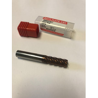 3/8" 5 FLUTE SINGLE END TiCN CARBIDE END MILL 3/8" X 3/8" X 1" X 2-1/2"