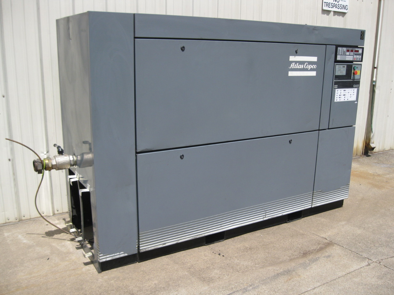 Atlas Copco GA55 Rotary Screw Air Compressor 75 Hp 352 CFM 125 PSI | eBay