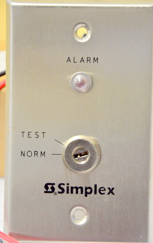 Simplex Remote Fire Alarm Test Sta Key Switch 0621151w/key and