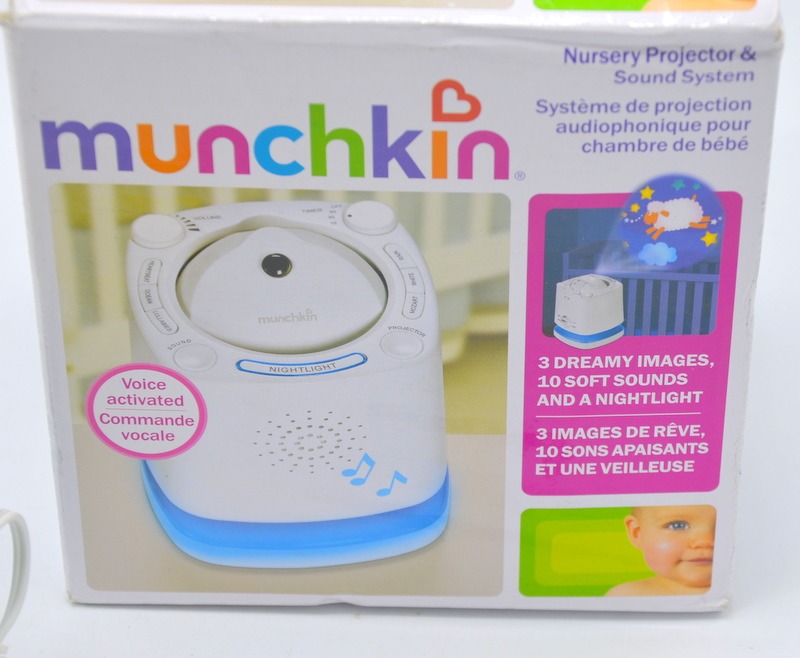 Munchkin Nursery Projector And Sound System White Model Mk0038 Surplus Trading Corporation