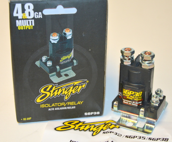 Stinger 80 Amp High Current Relay Isolator Multi Output