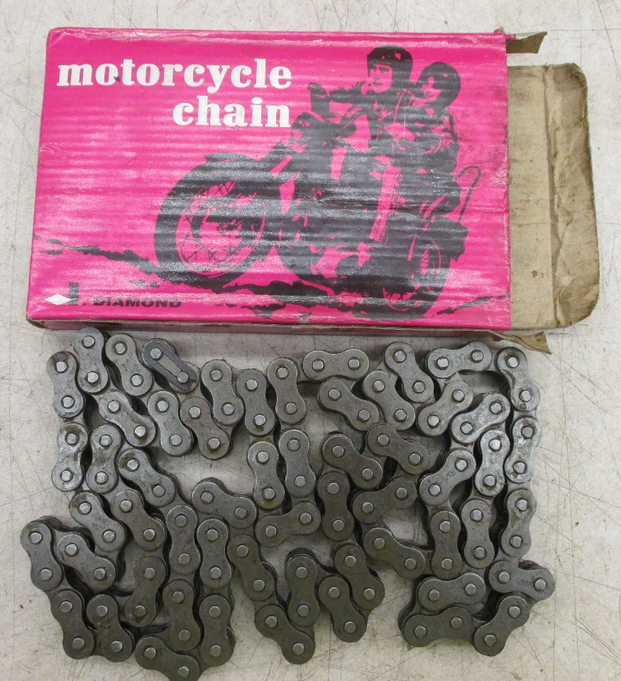 Diamond A-530-114 Motorcycle Chain - 114 Links, 5/8-3/8 Pitch, New