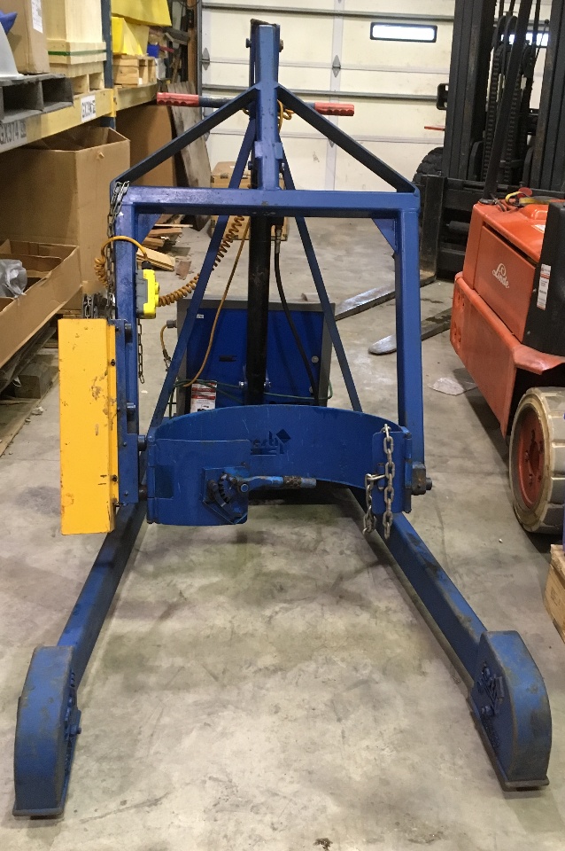 Vestil Portable Drum Carrier/Rotator/Boom, 800Lb. Capacity, 72 inch