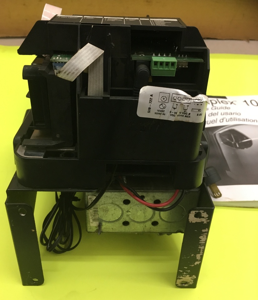 SIMPLEX 100 Time Clock & Date stamp/Adapter/Key/1Sealed ribbon/time