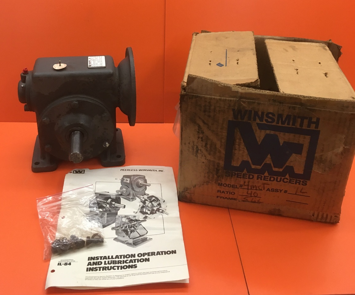 Winsmith CLine Worm Gear Speed Reducer / Model 4MCT/ RPM 1800/Out put