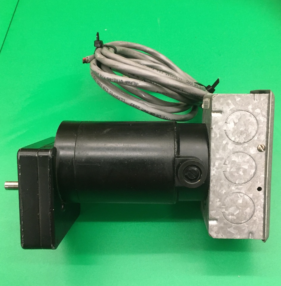Dayton Permanent DC Gear Motor 4Z539A, 90V DC, HP 1/30 Input
