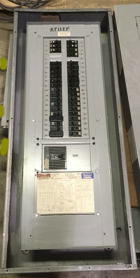 General Electric A Series, AQF3422ABX, Main Circuit Breaker Panel 225A