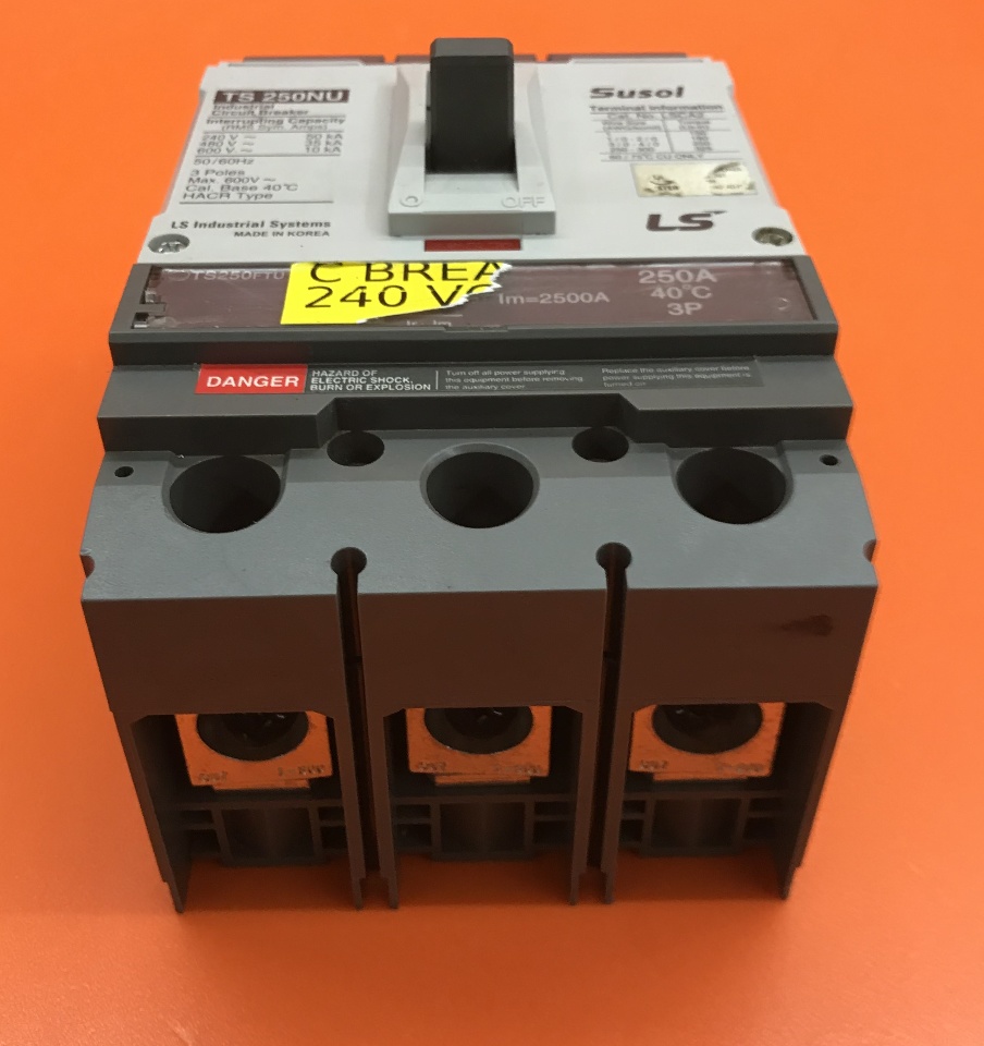Susol, Industrial Circuit Breaker TD 125NU, 125 AMP, Max 600V ,3 Poles ...