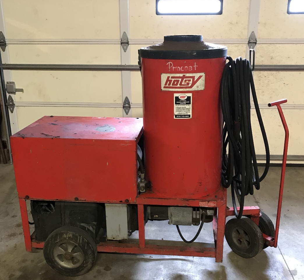 HOTSY HOT PRESSURE WASHER/ Model 9934, Cap. 4 GPM/240 GPH, Pressure