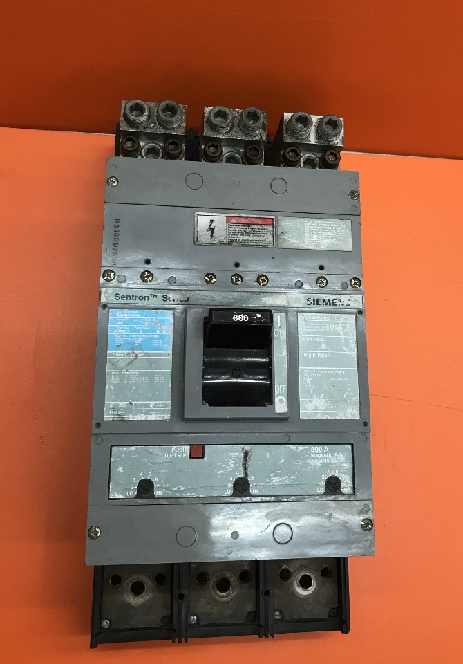 Siemens Sentron Series Breaker LMXD63B800, 800Amp Trip, 600V | Daves