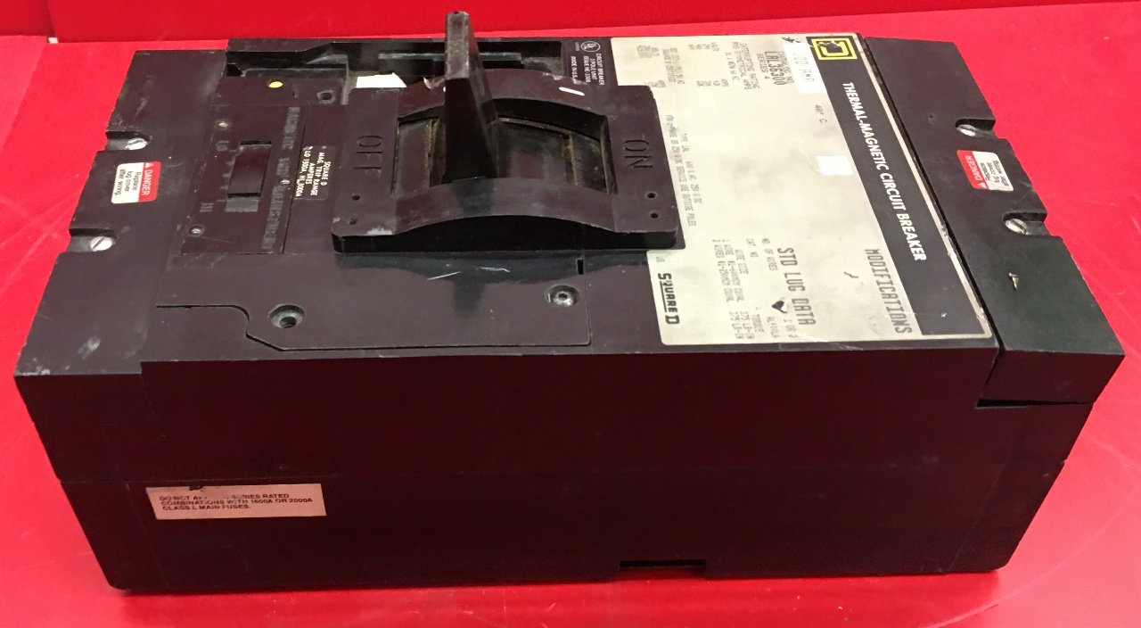 Square D 300 A 600 V Thermal Trip Breaker LAL36300 Daves