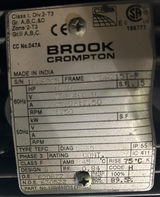 Busch Vacuum Pump RA 0205 D 533 ZZZZ For Parts or Repair Daves